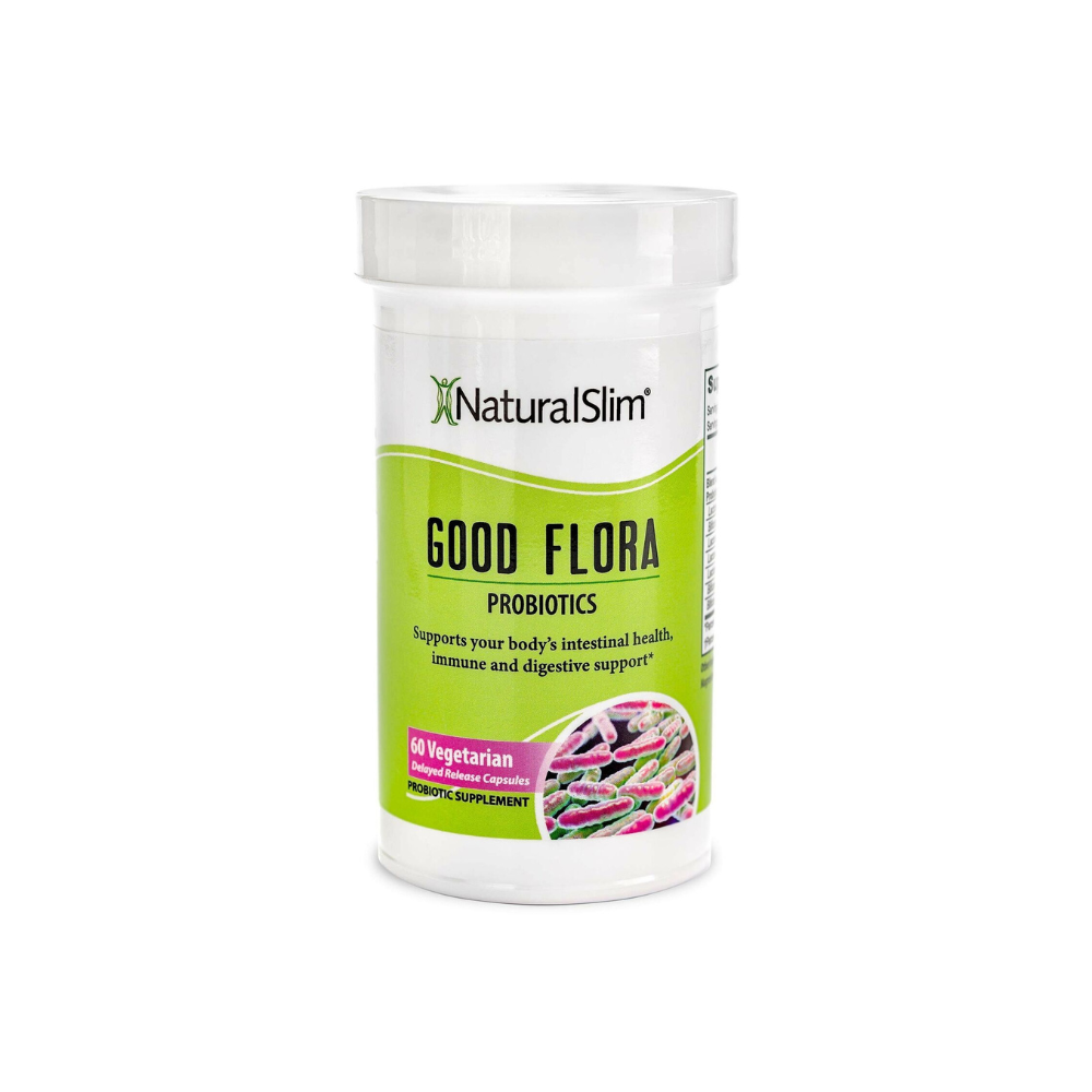 1 NaturalSlim - Good Flora Probióticos 60 Capsulas - Imagen 1