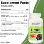 Helpzymes Enzimas Digestivas Natural Slim - Imagen 3