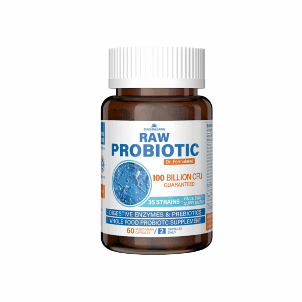 Raw Probioticos 100 Billon Cfu 36 Cepas - 60 Capsulas