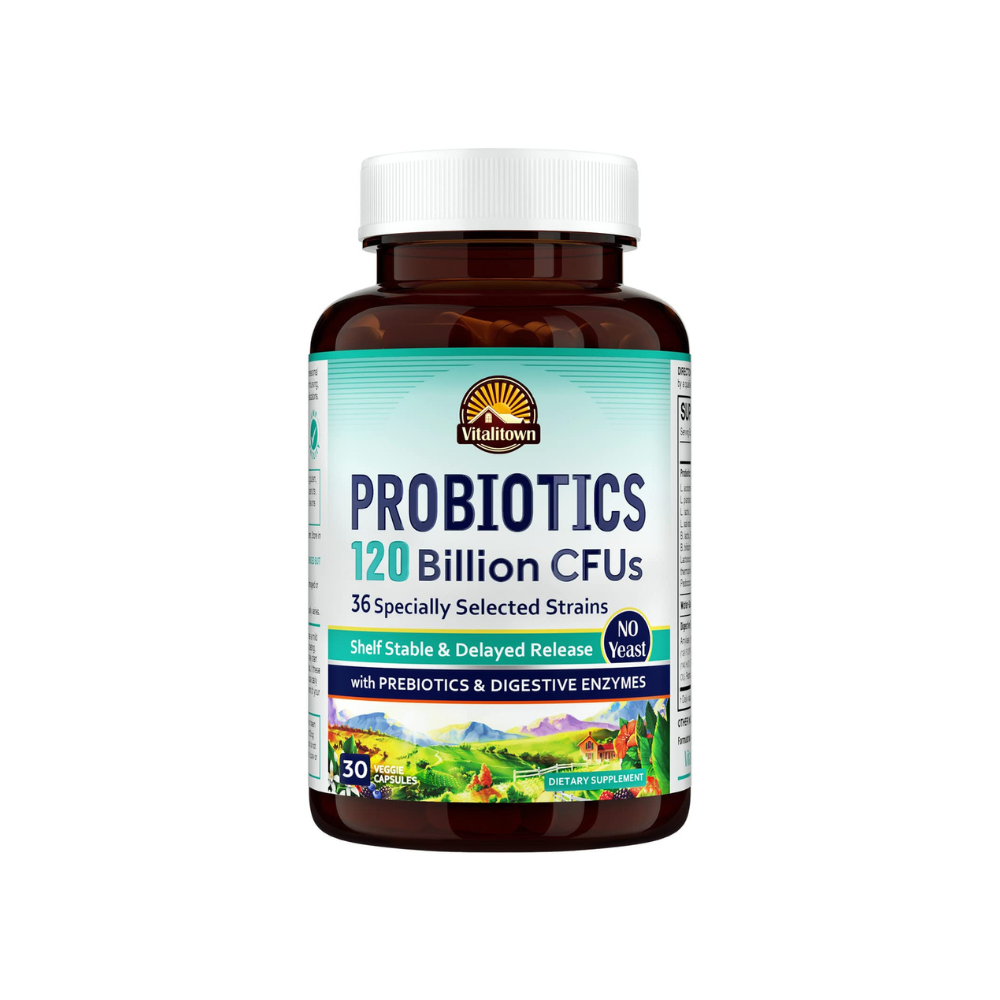 1 Probiotics 120 Billion CFUs Vitalitown 36 Cepas - Imagen 1