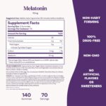 Natrol -  140 Gomitas de Melatonina 10 mg - Imagen 2
