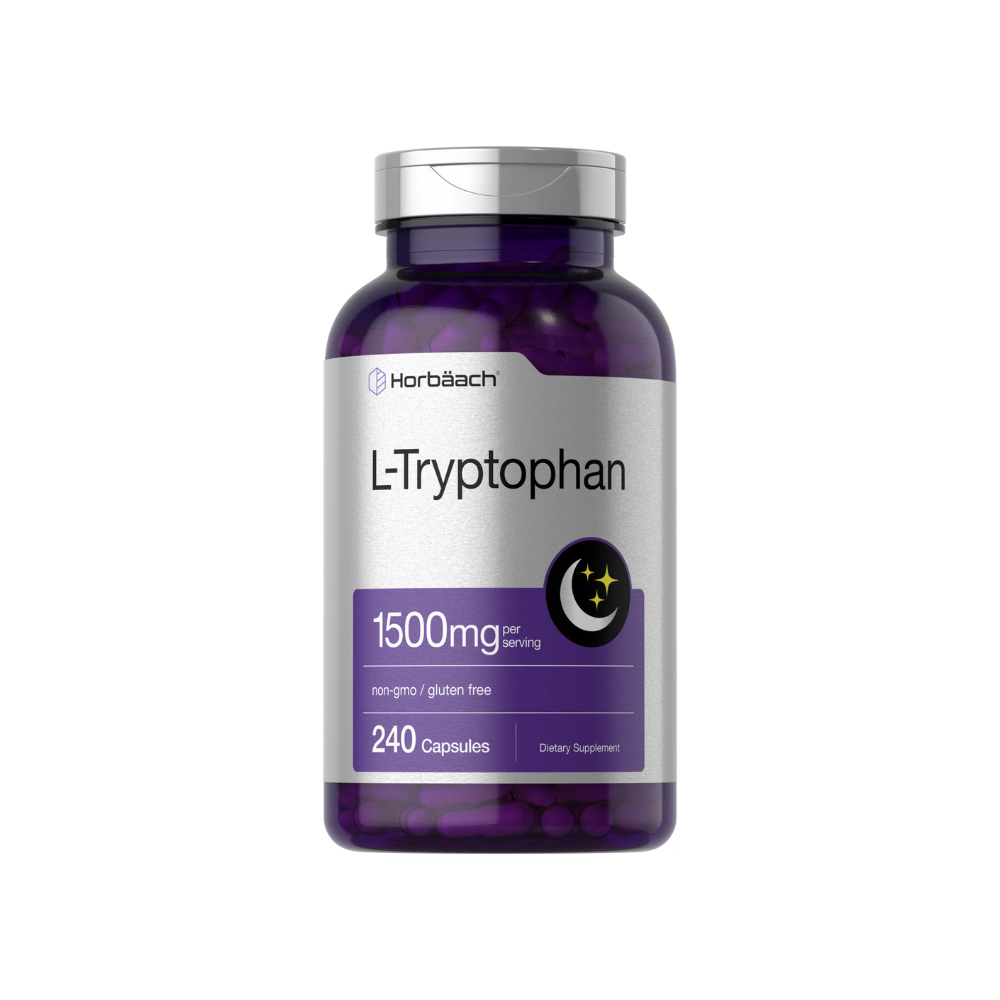 1 L - Tryptophan 1500mg - 240 caps - Horbaach - Imagen 1