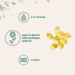 Vitamina D3 + K2 Capsulas Blandas 300 Capsulas - Imagen 3