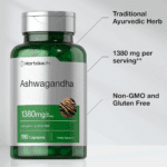 Ashwagandha Horbaach 1380 mg 180 capsulas - Imagen 4