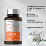 Vitamina B12 Metilcobalamina 5,000mcg 120 Tabletas Horbaach - Imagen 5