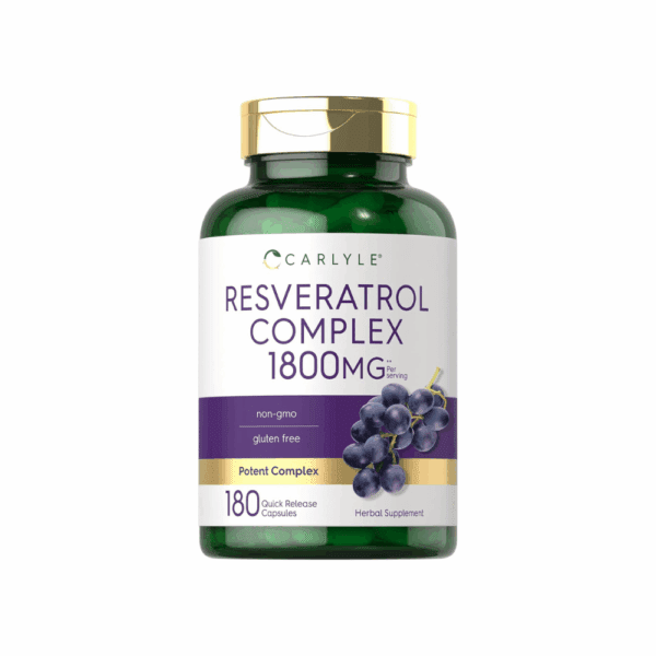 Carlyle Resveratrol Complejo 1800 Mg 180 Capsulas complex