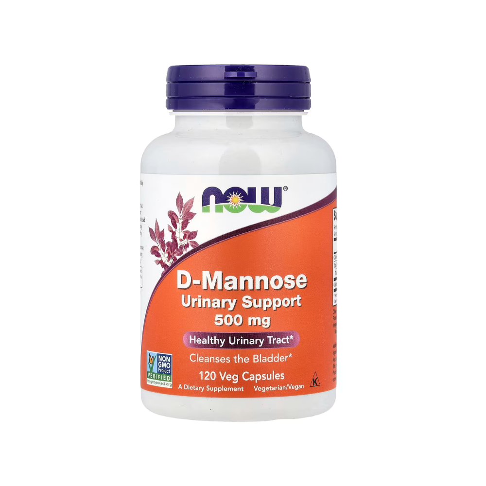 2 Now Foods D- Mannose 500mg 120 capsulas - Imagen 1
