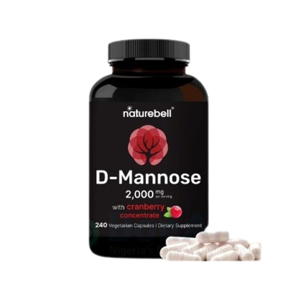 2 D Mannose con Cranberry 2000mg 240 capsulas Naturebell - Imagen 1