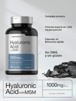 Horbaach Acido Hialuronico Con Msm 1000mg 120 Capsulas - Imagen 4
