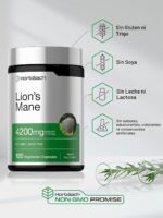 Horbaach Lions Mane 4200mg 120 Capsulas - Imagen 2