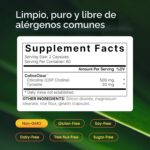 Citicolina 500mg Cdp Colina Naturebell 120 Capsulas - Imagen 7