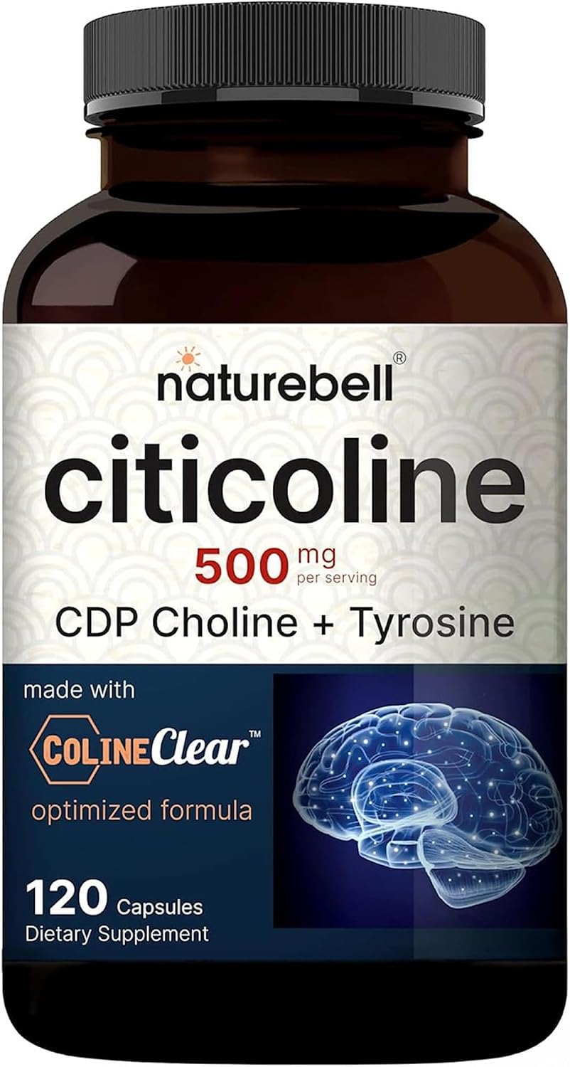 71v4P7XF2AL._AC_SL1500_ Citicolina 500mg Cdp Colina Naturebell 120 Capsulas - Imagen 1