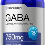 Horbäach GABA | Suplemento de 750 mg | 180 Cápsulas